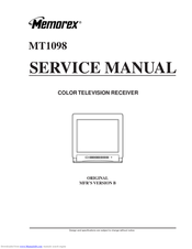 Memorex MT1098 Service Manual