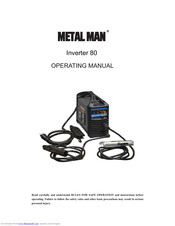 Metal Man Inverter 80 Operating Manual