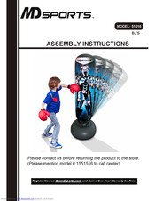 MD SPORTS 51516 Assembly Instructions Manual