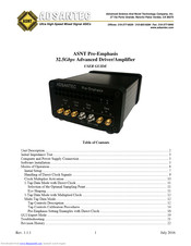 ASNT Pre-Emphasis User Manual