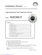Zoom NUD360-F Installation Manual
