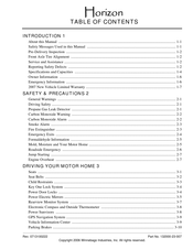 Winnebago HORIZON 40TD Manual