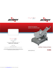 Skyfood Skymsen SS-300A Instruction Manual