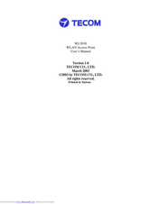 TECOM WL5030 User Manual