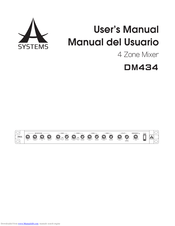 A SYSTEMS DM434 User Manual