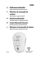 Pentatech CO30 Operating Instructions And Safety Instructions