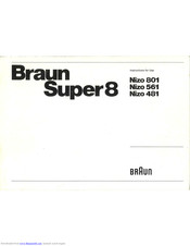 Braun Super 8 Instructions For Use Manual