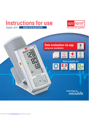 Aponorm BASIS PLUS BLUETOOTH Instructions For Use Manual