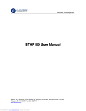 Flaircomm Technologies BTHF180 User Manual