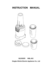 Ningbo Winlim Electric Appliance Co., Ltd WBL-003 Instruction Manual