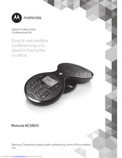 Motorola AC1001C Manual