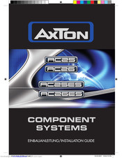 AXTON AC26 Manual