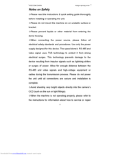 Security Solutions, Inc. VPTZ-100 Operating Manual