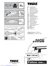 Thule 1200 Fitting Instructions Manual