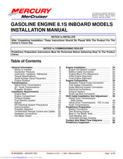 Mercury MerCruiser 8.1S Installation Manual