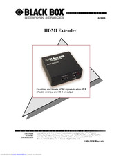 Black Box AC550A User Manual