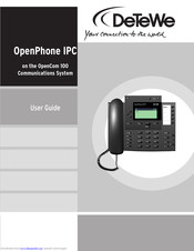 DETEWE OpenPhone IPC User Manual