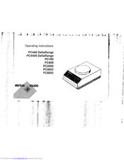 Mettler Toledo PC440 DeJtaRange Operating Instructions Manual