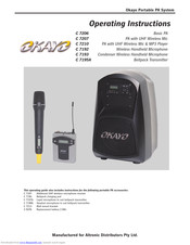 Okayo C 7206 Operating Instructions Manual