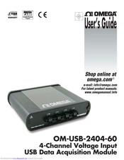 Omega OM-USB-2404-60 User Manual