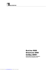 Eurotron UniGas 2000+ Instruction Manual
