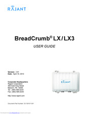 Rajant Corporation BreadCrumb LX3 User Manual