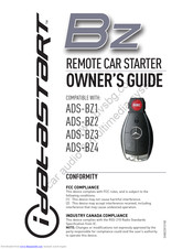 Idatastart ADS-BZ1 Owner's Manual