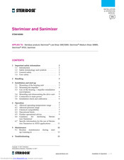 Steridose Sterimixer-Medium-Shear SMMS Installation & Operation Manual