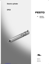 Festo EPCO-16 Operating Instructions Manual