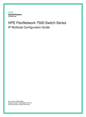 HP FlexNetwork 7500 Series Configuration Manual