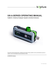kaelus iVA0727A Operating Manual