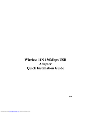 Repotec RP-WU5111A Quick Installation Manual