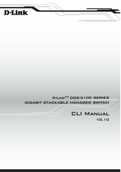 D-Link DGS-3100-24TG Cli Manual