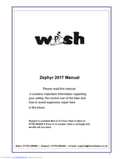 Woosh Zephyr 2017 Manual