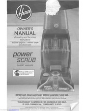 Hoover POWER SCRUB Manuals | ManualsLib