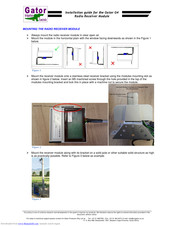 Gator G4 Installation Manual
