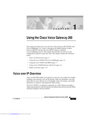 Cisco VG200 Using Manual