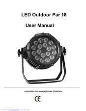Taurus LED Outdoor Par 18 User Manual