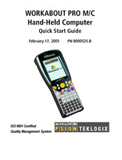Psion Teklogix WORKABOUT PRO C Quick Start Manual
