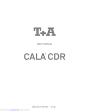 T+A CALA CDR User Manual