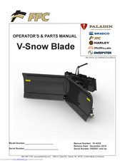 FFC V-Snow Blade Operator's Manual