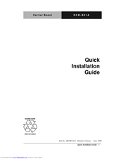 Aaeon ECB-901A Quick Installation Manual