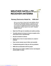Ramsey Electronics WSR-ANT Assembly And Instruction Manual