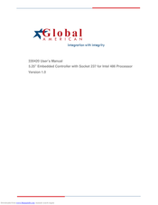 Global American 3304220 User Manual