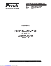 Frick QUANTUM LX AcuAir Operation