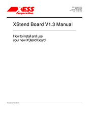 XESS XStend XS95 Manual