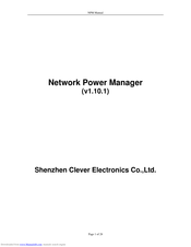 Clever Electronics NPM2000 User Manual