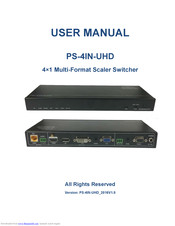 GeMNeXT PS-4IN-UHD User Manual