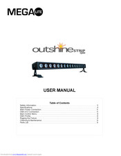 MegaLite Outshine Strip Q80 User Manual