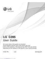 LG C395 User Manual